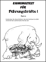 Eignungstest fuer Fuehrungskraefte Part 1