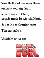 Der Esel