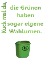 Gruene Wahlurne
