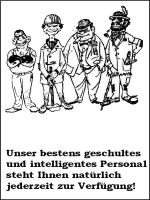 Geschultes Personal