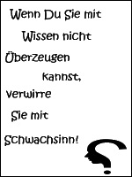 Schwachsinn